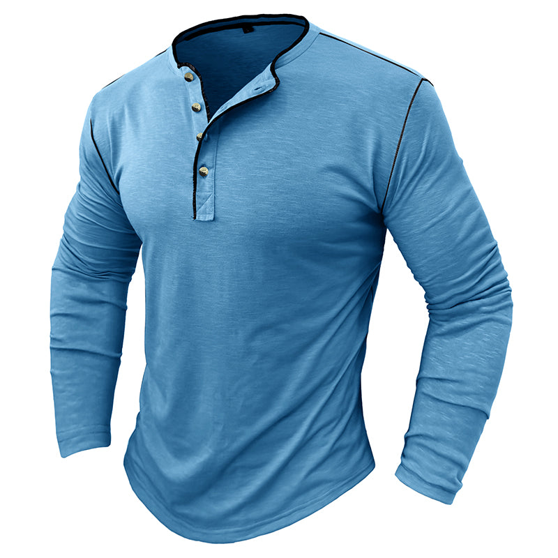 Luis Soft Daily Henley Shirt