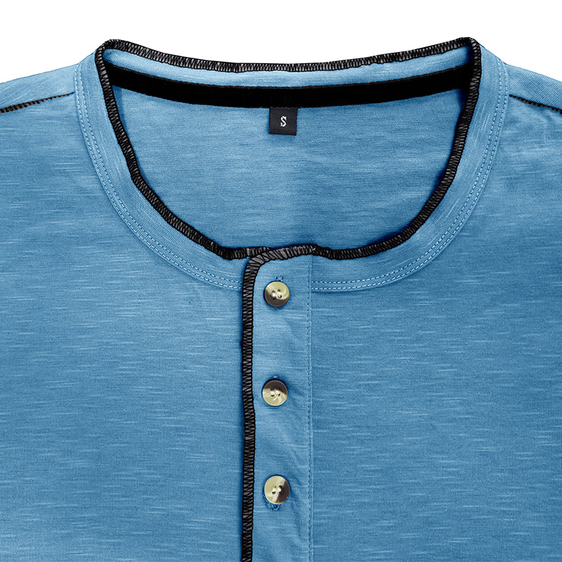 Luis Soft Daily Henley Shirt