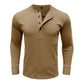 Jim Long Sleeve Henley Shirt