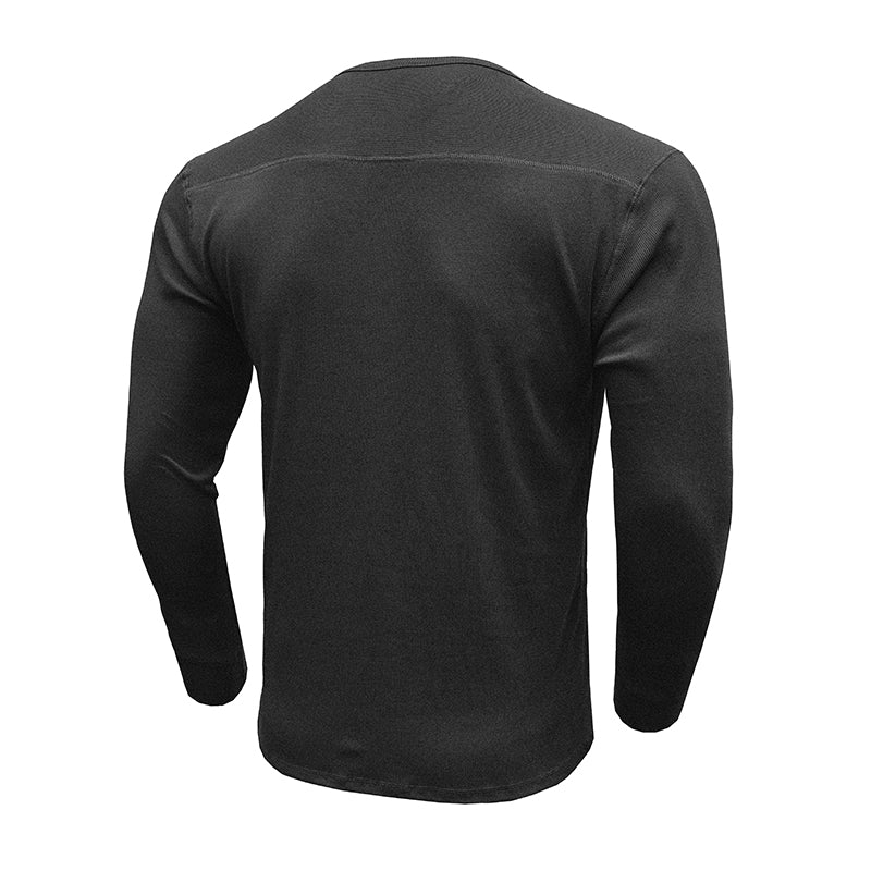 Jim Long Sleeve Henley Shirt