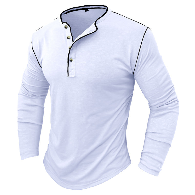 Luis Soft Daily Henley Shirt