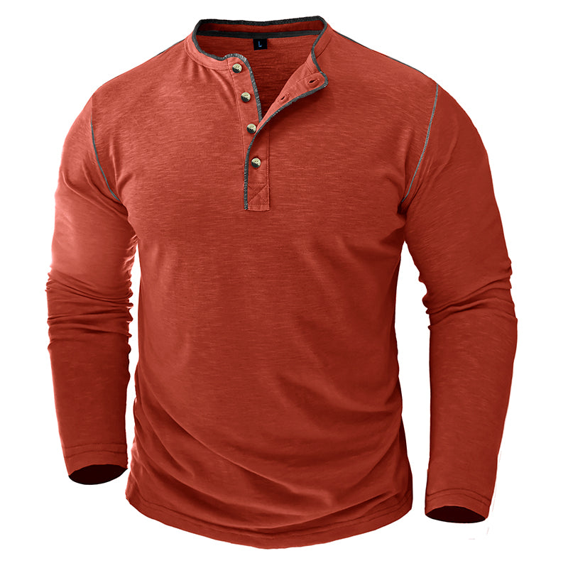 Luis Soft Daily Henley-Shirt