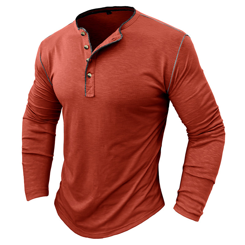 Luis Soft Daily Henley-Shirt