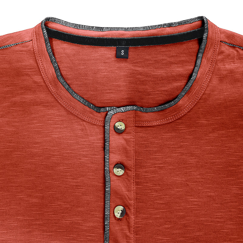 Luis Soft Daily Henley-Shirt