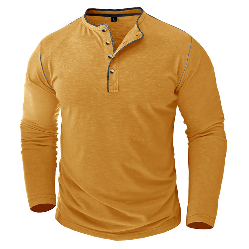 Luis Soft Daily Henley-Shirt