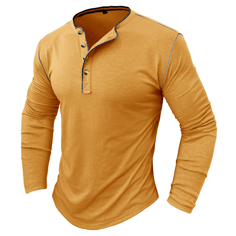 Luis Soft Daily Henley Shirt