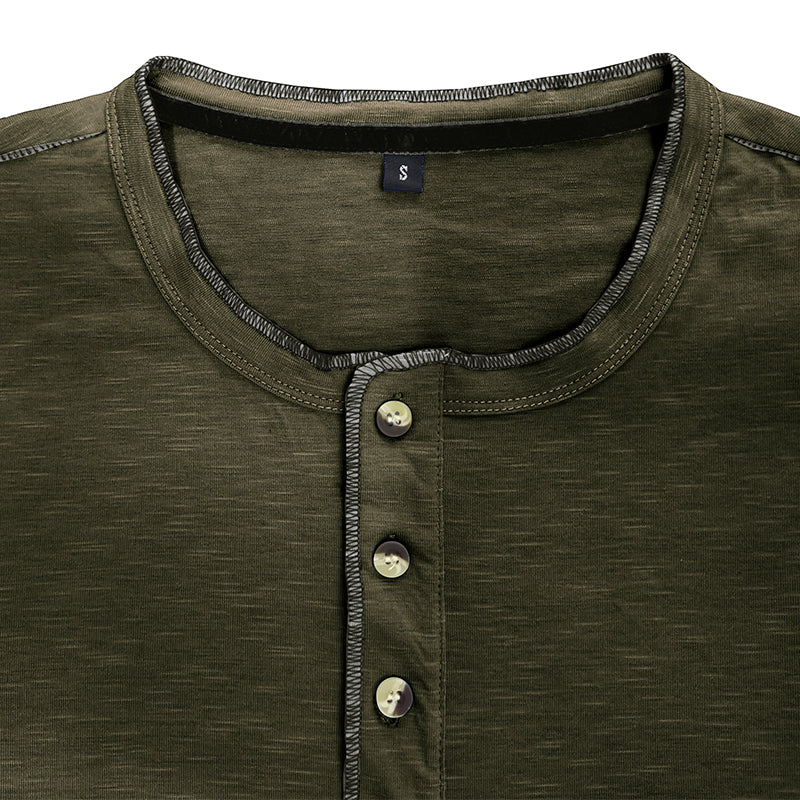 Luis Soft Daily Henley Shirt