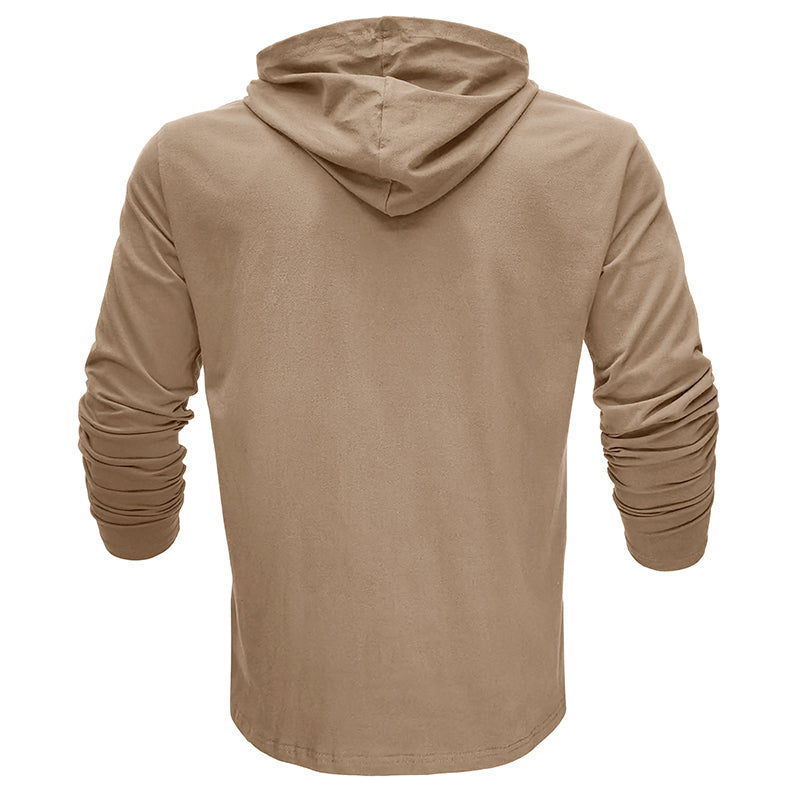 Cotton Hooded T shirt