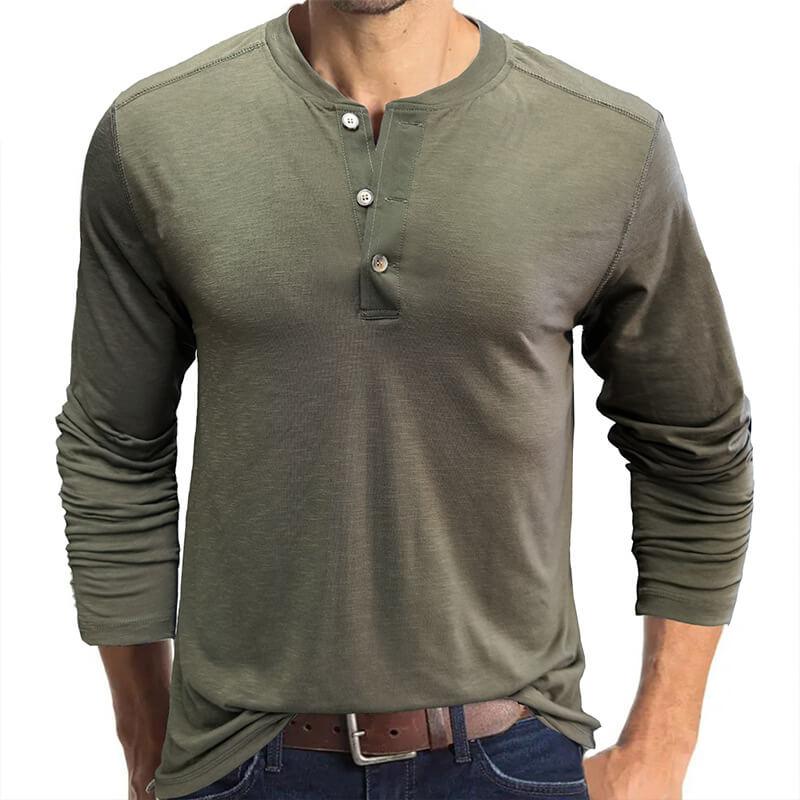 Täglich lässige Henley-Hemden für Herren