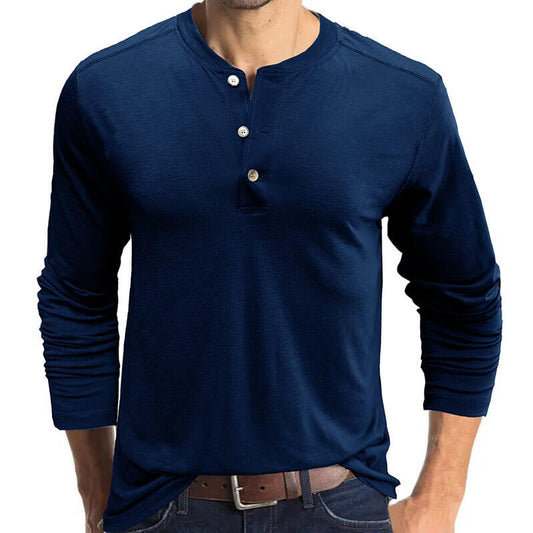 Täglich lässige Henley-Hemden für Herren