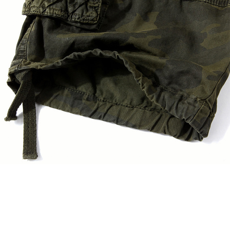 Men's Loose Multi-pockets Camouflage Casual Cargo Shorts