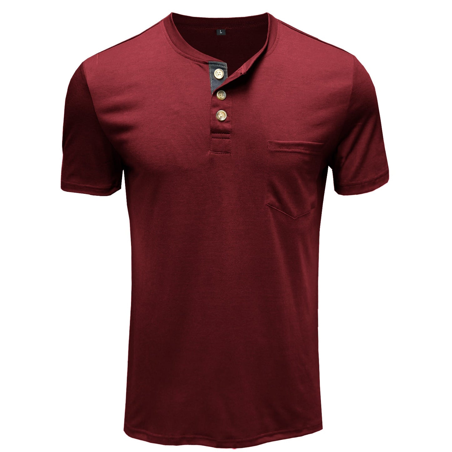 Men New Cotton Casual Short Sleeve T-shirt