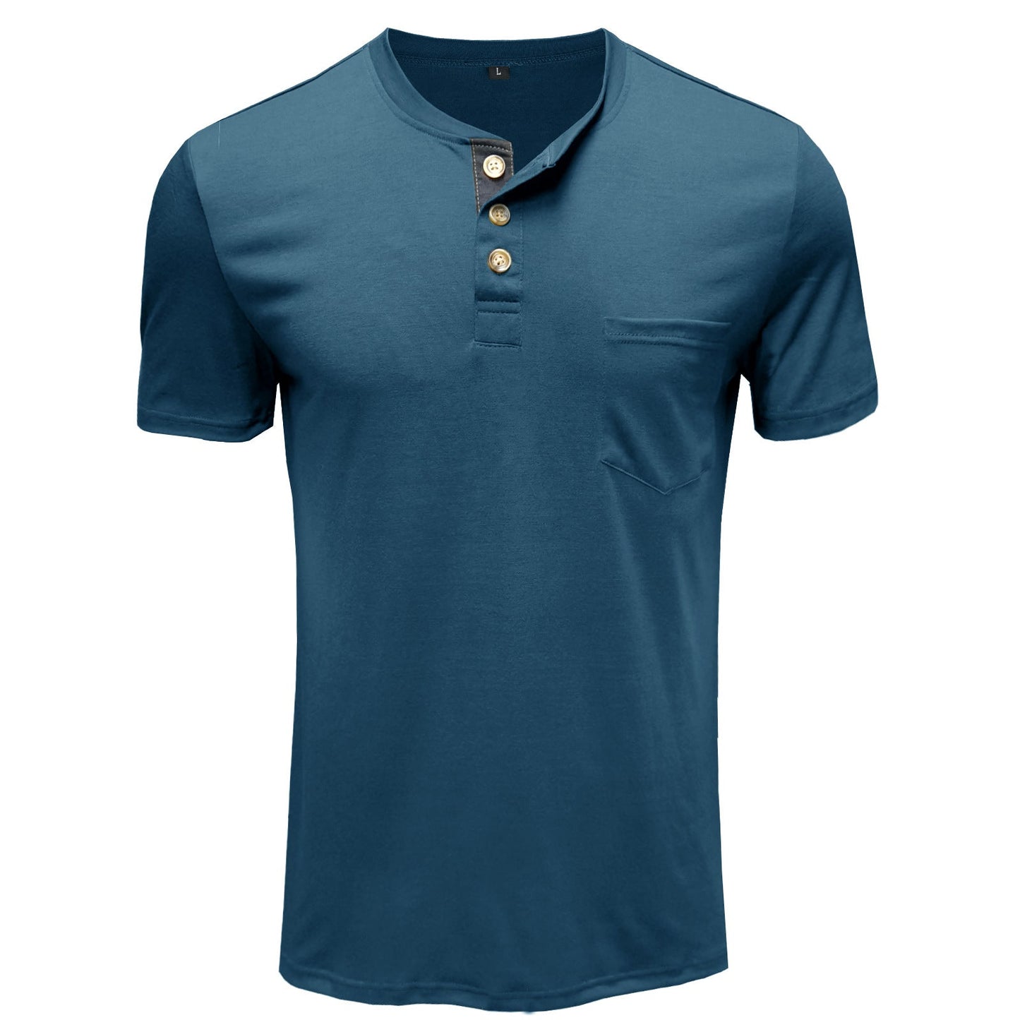 Men New Cotton Casual Short Sleeve T-shirt