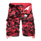 Men's Loose Multi-pockets Camouflage Casual Cargo Shorts