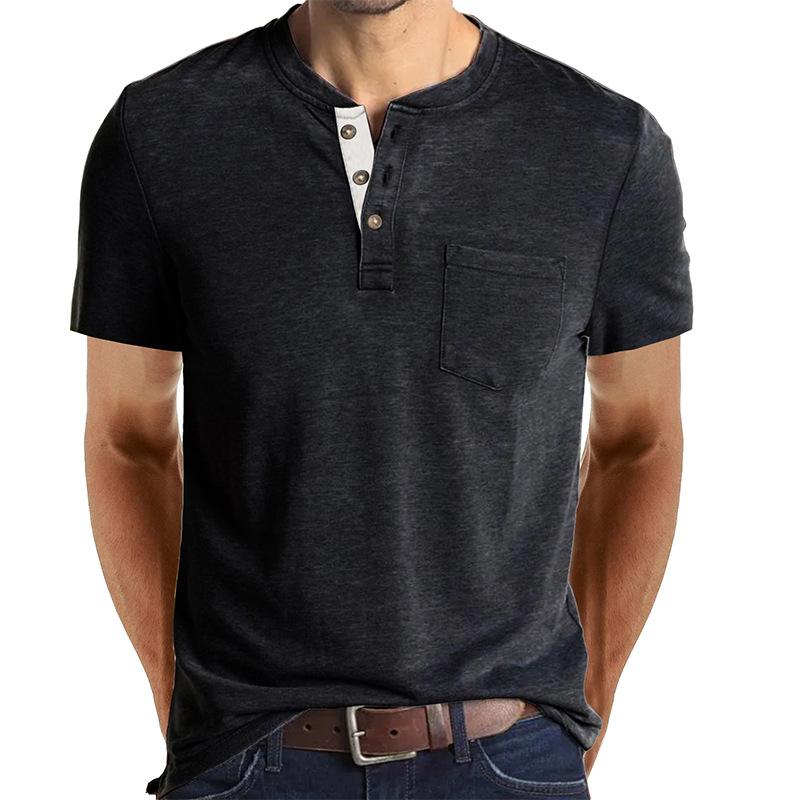 Men's Fashion Casual Henley  Shirts Sale